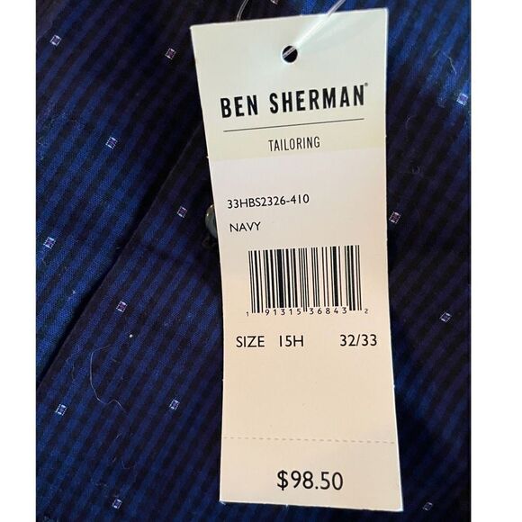 Ben Sherman Tailored Slim Fit Dress Shirt - Picture 5 of 6